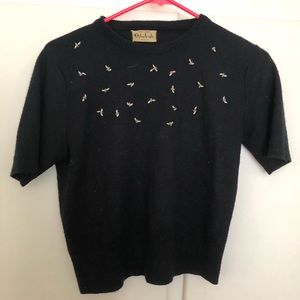 Vintage Crop Sweater